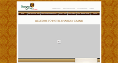 Desktop Screenshot of bhargavgroupofhotels.com